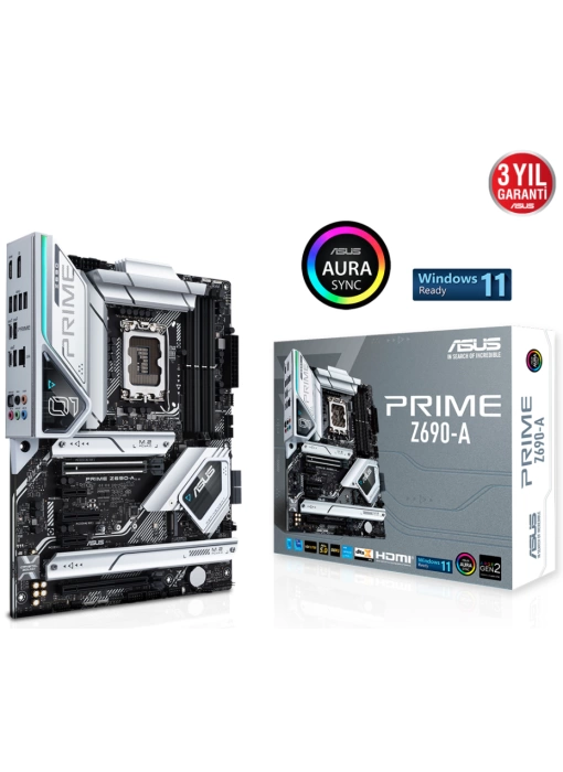 ASUS PRIME Z690-A DDR5 6000Mhz(OC) HDMI DP M.2 ATX 1700p