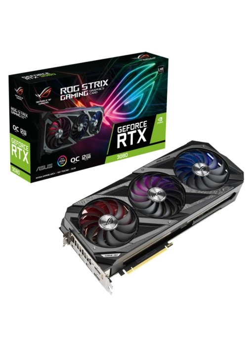 ASUS ROG-STRIX-RTX3080-O12G-GAMING 12GB GDDR6X 384Bit