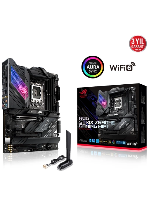 ASUS ROG STRIX Z690-E GAMING WIFI 6400Mhz(OC) HDMI M.2 ATX 1700p