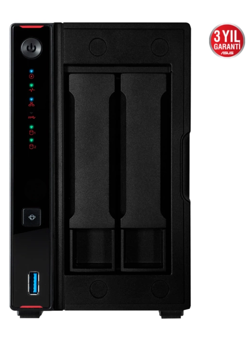 ASUSTOR AS5202T 2 SLOT 2GB DDR4 3.5 NAS DEPOLAMA ÜNİTESİ