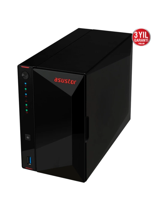 ASUSTOR AS5202T 2 SLOT 2GB DDR4 3.5 NAS DEPOLAMA ÜNİTESİ