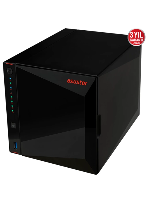 ASUSTOR AS5304T 4 SLOT 4GB DDR4 3.5 NAS DEPOLAMA ÜNİTESİ