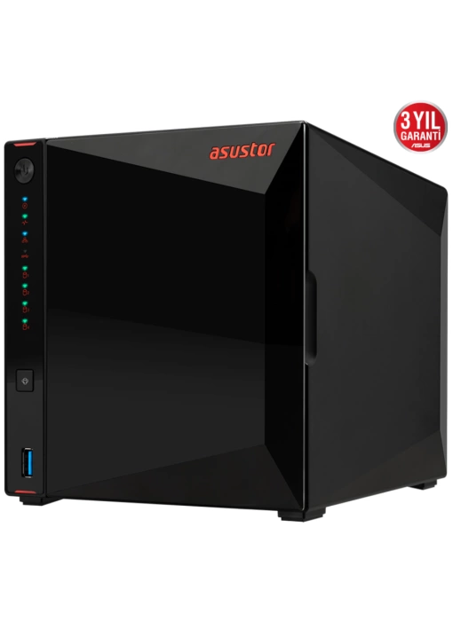 ASUSTOR AS5304T 4 SLOT 4GB DDR4 3.5 NAS DEPOLAMA ÜNİTESİ