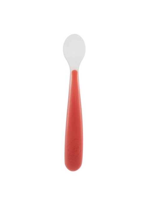 Chicco Silikon Kaşık 6m+ Kırmızı