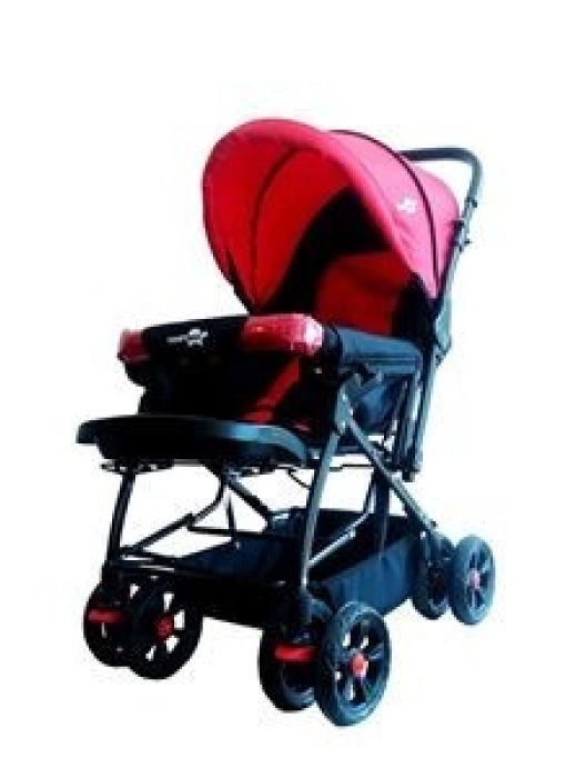 Comfymax Çift Yönlü Bebek Arabası - Kırmızı