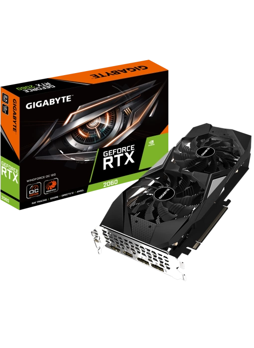 GIGABYTE GV-N2060WF2OC-12GD RTX 2060 12GB GDDR6 DP HDMI 192BİT