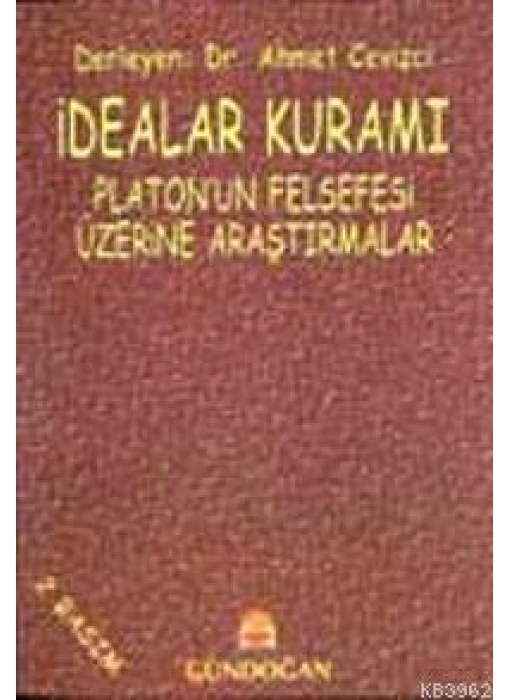 İdealar Kuramı; Platonun Felsefesi Üzerine Araştırmalar