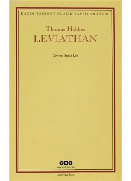 Leviathan; Bir Din ve Dünya Devletinin İçeriği, Biçimi ve Kudreti