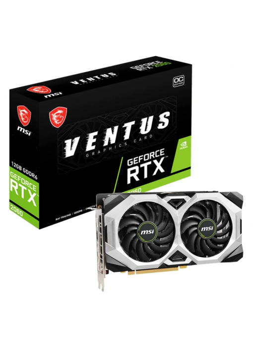 MSI GEFORCE RTX 2060 VENTUS 12G OC 12GB GDDR6 HDMI DP 192Bit