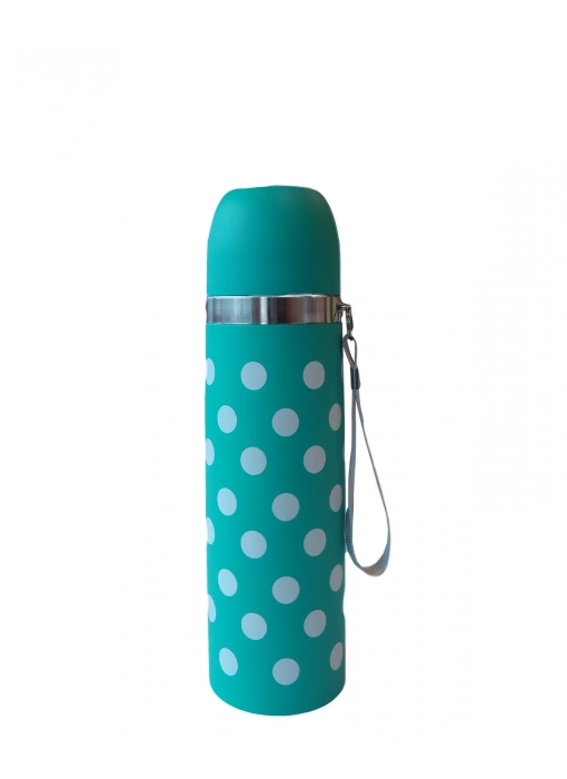 Sema Baby Puantiyeli Bebek Termosu 500 ml - Mavi
