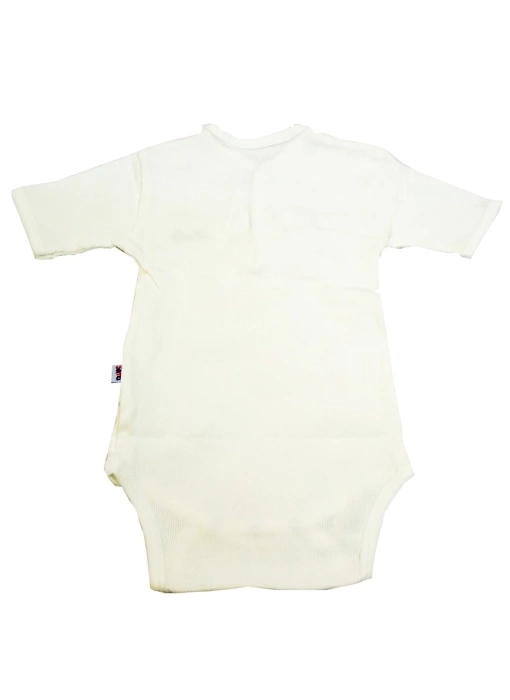 Sema Baby Yarım Kol Kaşkorse Badi (Body) - Ekru 0-6 Ay