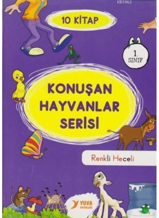 Yuva 1. Sinif Konuşan Hayvanlar Serisi Renkli Hece