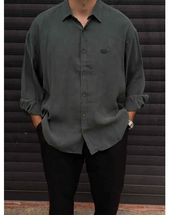 Modal Kumaş Oversize Gömlek