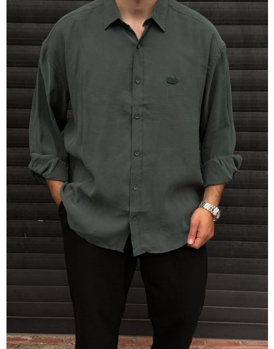 Modal Kumaş Oversize Gömlek