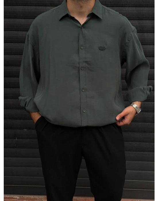 Modal Kumaş Oversize Gömlek
