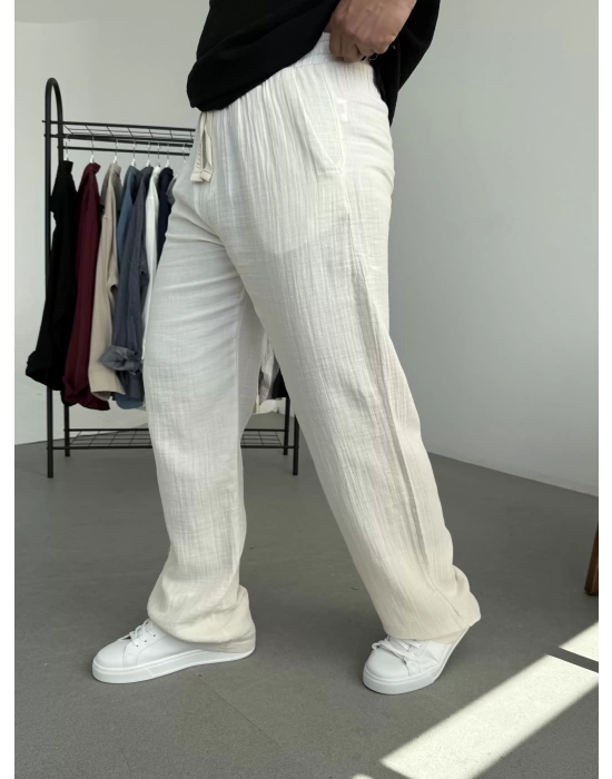 Müslin Kumaş Oversize Pantolon