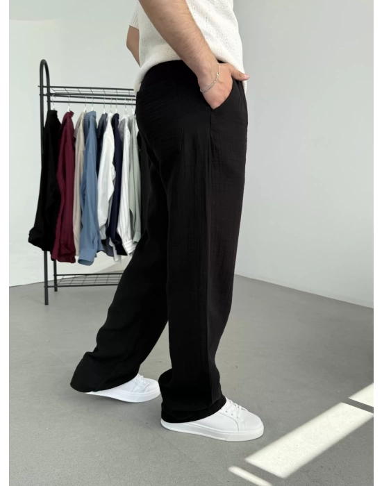 Müslin Kumaş Oversize Pantolon