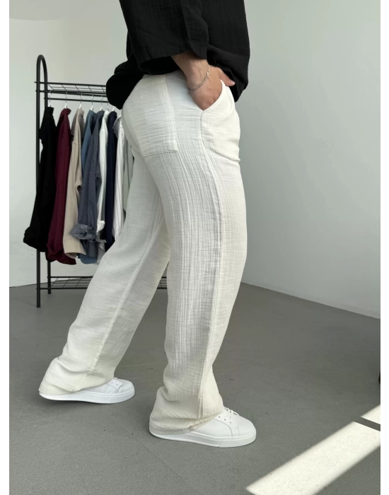 Müslin Kumaş Oversize Pantolon