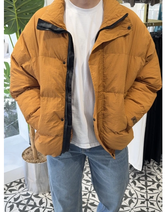 Oversize Dolgulu Mont