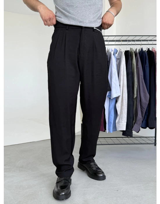 Tensel Kumaş Baggy Pantolon