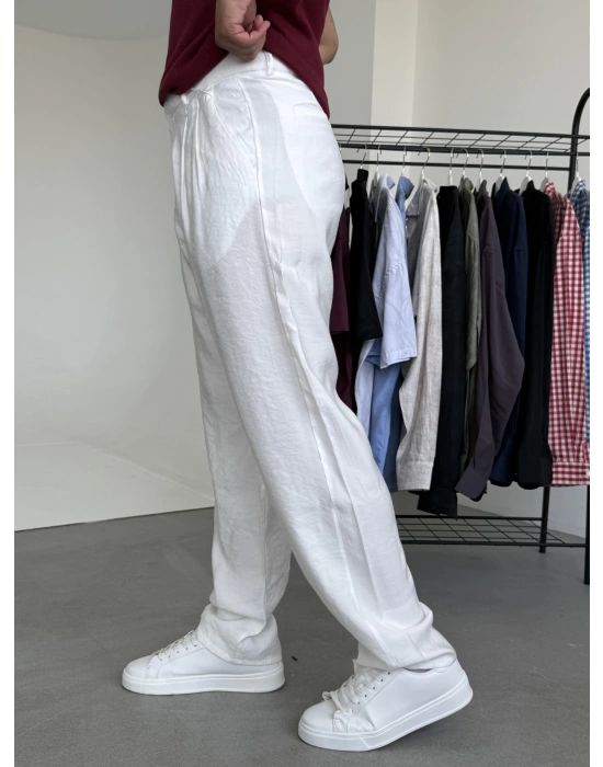 Tensel Kumaş Baggy Pantolon