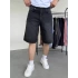 Baggy Yıkamalı Jean Şort