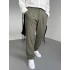 Pileli Baggy Kumaş Pantolon