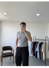 Basic Yarım Balıkçı Triko T-Shirt