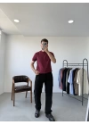 Basic Yarım Balıkçı Triko T-Shirt