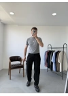Basic Yarım Balıkçı Triko T-Shirt