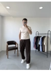 Basic Yarım Balıkçı Triko T-Shirt