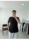 Bisiklet Yaka Triko T-Shirt