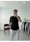Bisiklet Yaka Triko T-Shirt