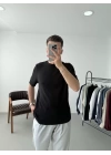 Bisiklet Yaka Triko T-Shirt
