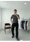 Çizgili Polo Yaka T-Shirt