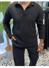 Delikli Polo Yaka Triko
