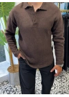 Delikli Polo Yaka Triko