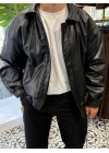 Deri Bomber Ceket