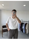 Desenli Polo Yaka T-Shirt