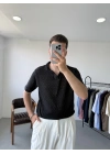 Desenli Polo Yaka T-Shirt