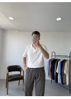 Desenli Polo Yaka T-Shirt