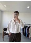 Dokulu Oversize Gömlek