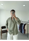 Dokulu Oversize Gömlek