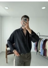 Dokulu Oversize Gömlek