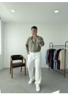 Dokulu Oversize Gömlek