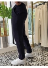 İp Detaylı Keten Pantolon