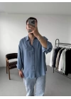 Modal Kumaş Oversize Gömlek