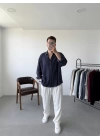 Modal Kumaş Oversize Gömlek
