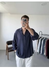 Modal Kumaş Oversize Gömlek