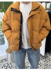 Oversize Dolgulu Mont